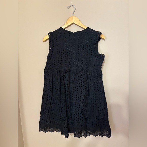 Amazon Women's Black Lace V-Neck Ruffle Sleeve Mini Dress M - Picture 9 of 9